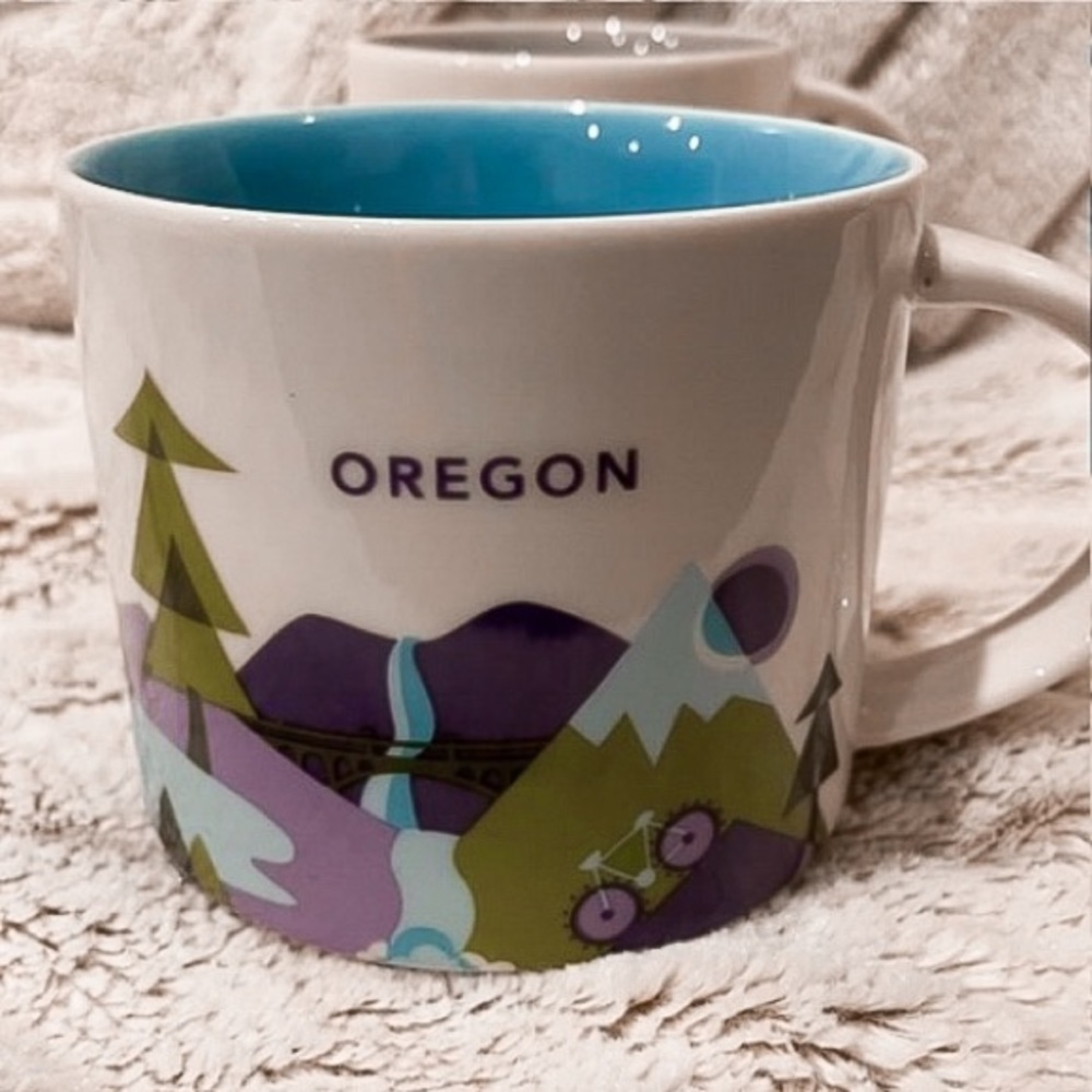 NWOT Oregon Starbucks “You are Here” 14 oz Mug - Picture 1 of 2